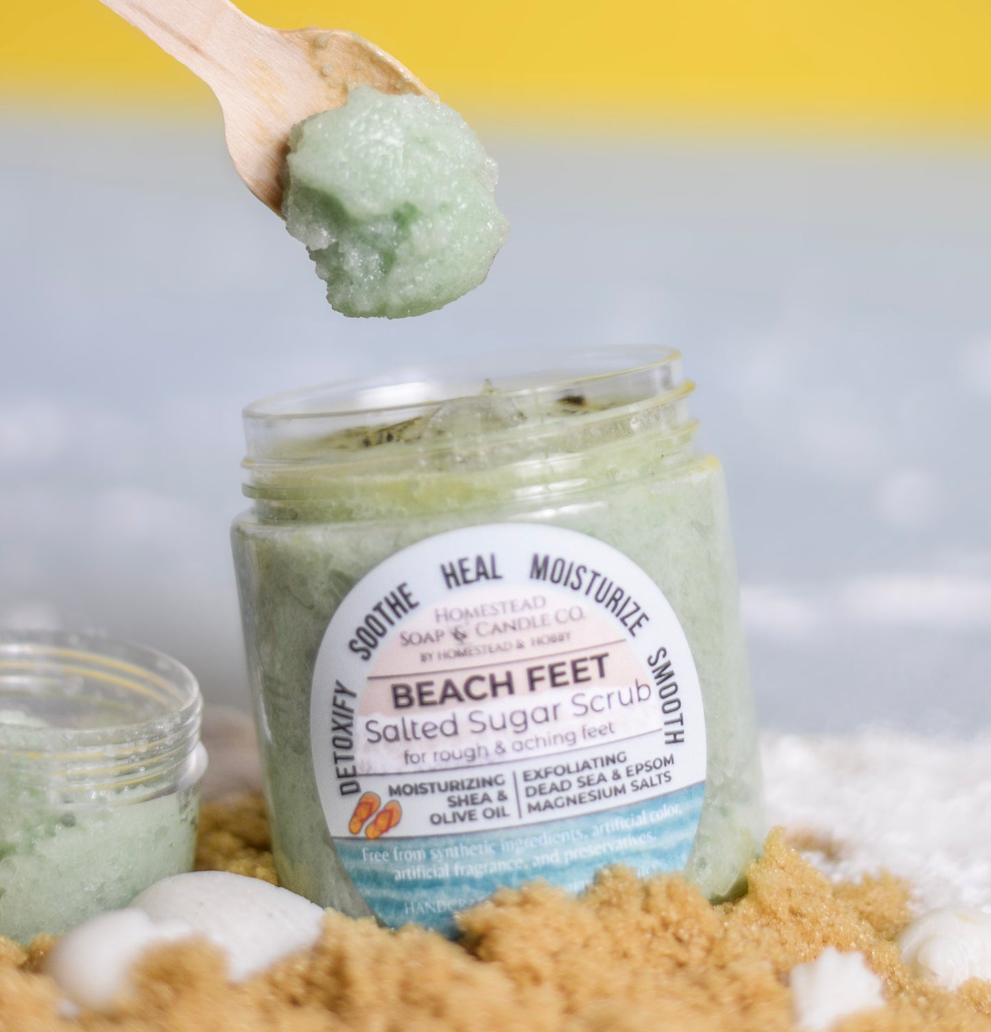 Beach Feet - Salted Sugar Foot Scrub & Soak