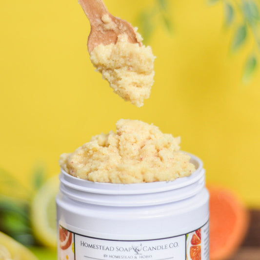 Regenerating & Anti-aging - Salted Sugar Scrub - Citrus & Sunshine