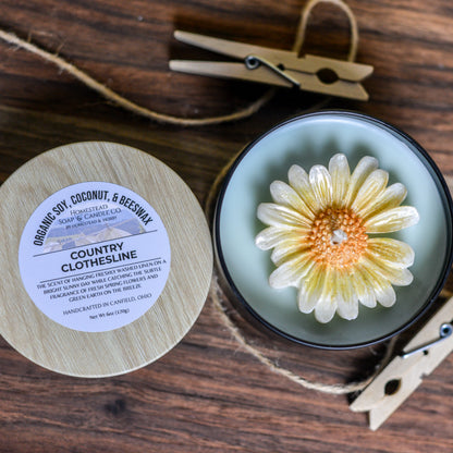 Country Clothesline - Candle Tins