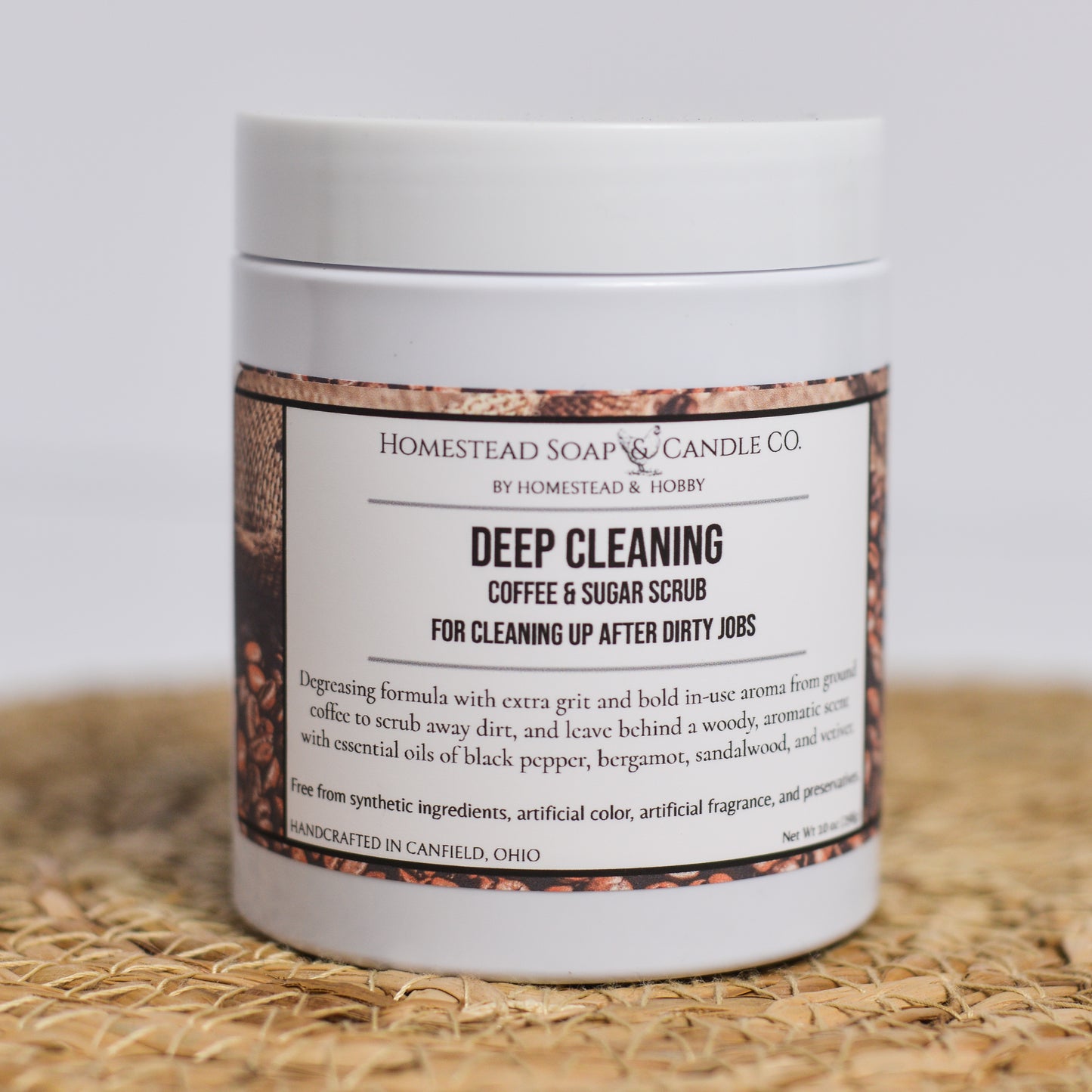 Deep Cleaning Coffee & Sugar Scrub (For Men)