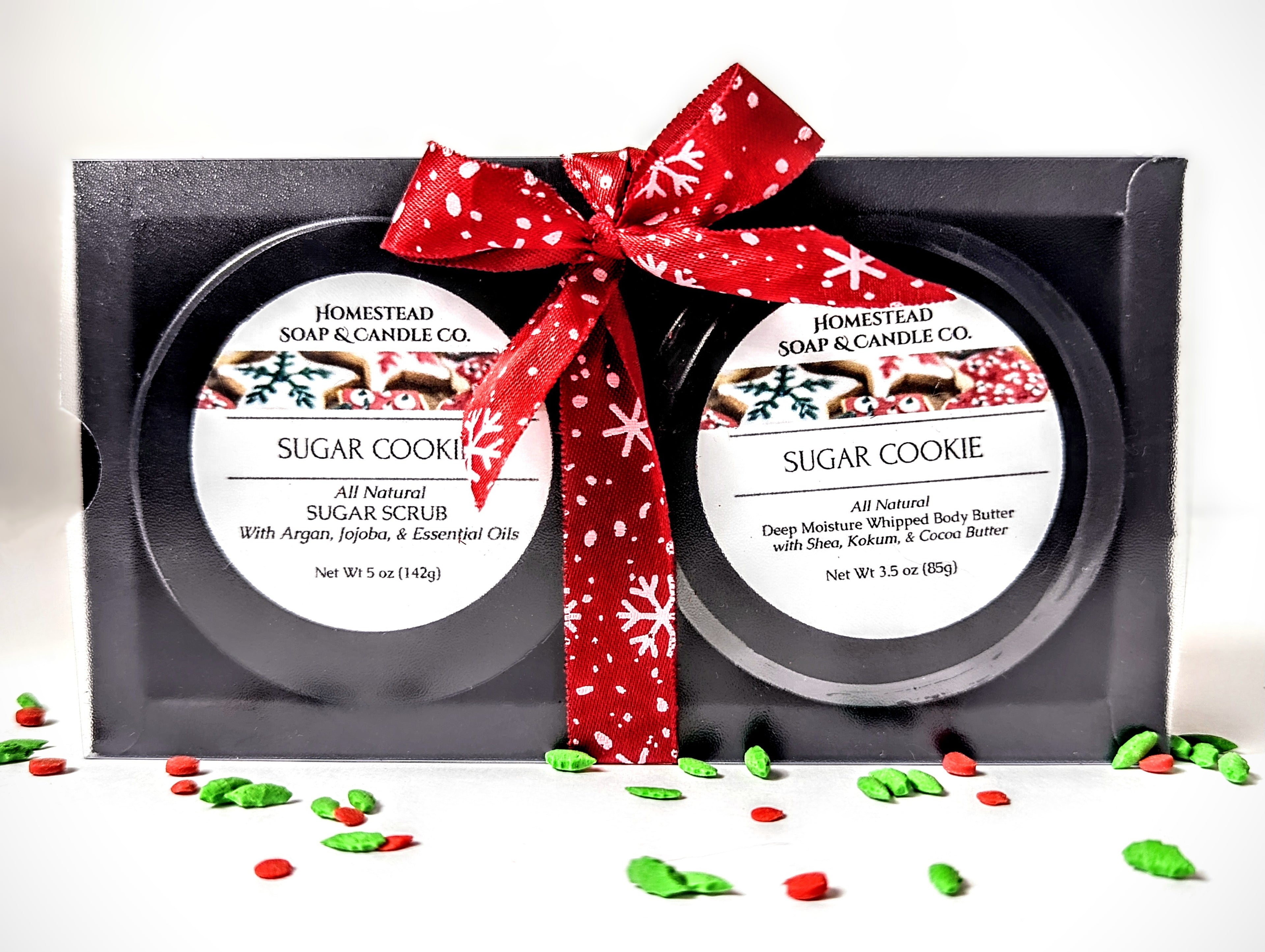 All Natural - Scrub & Body Butter - Gift Set - Sugar Cookie