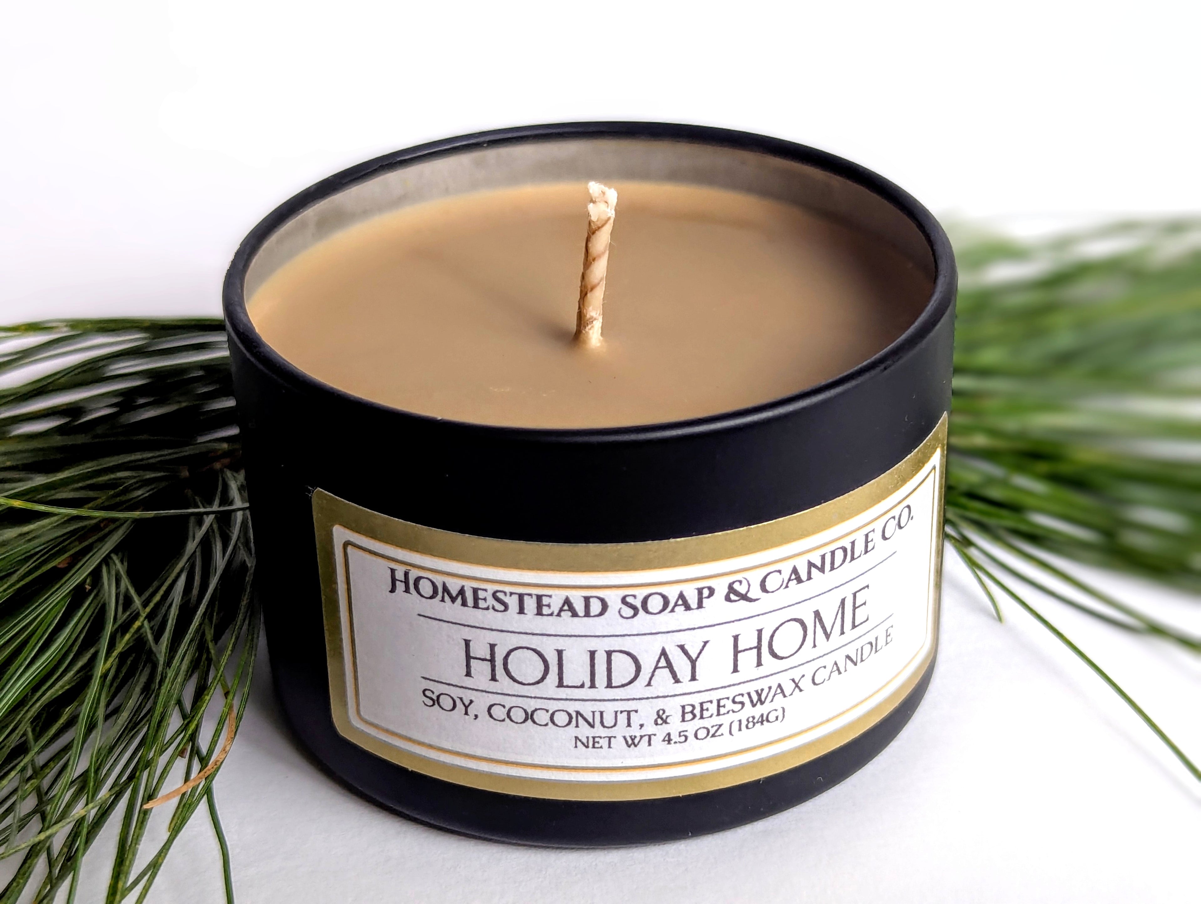 Organic Wax Candle - Holiday Home