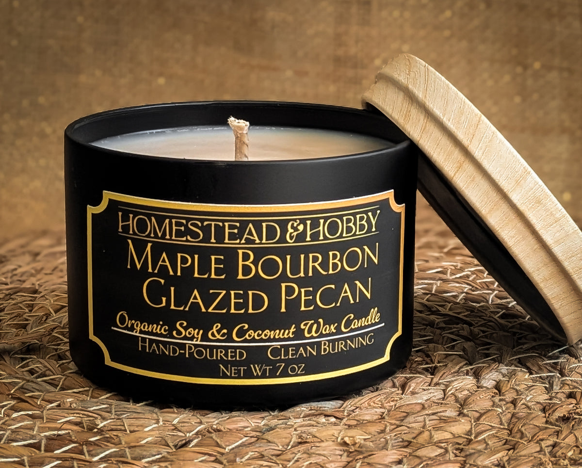 Maple Bourbon Glazed Pecan - Coconut Soy Candle