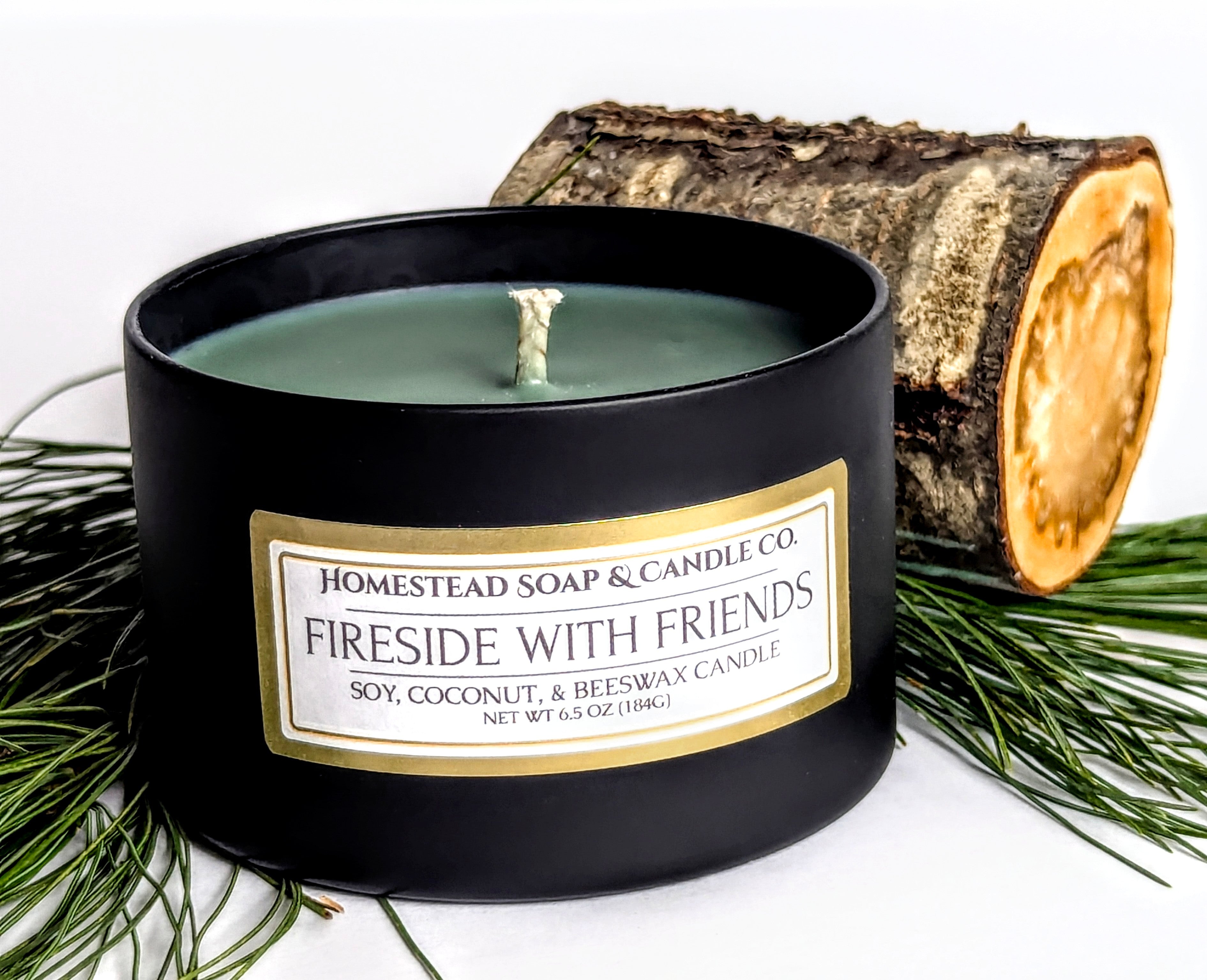Organic Wax Candle - Fireside with Friends