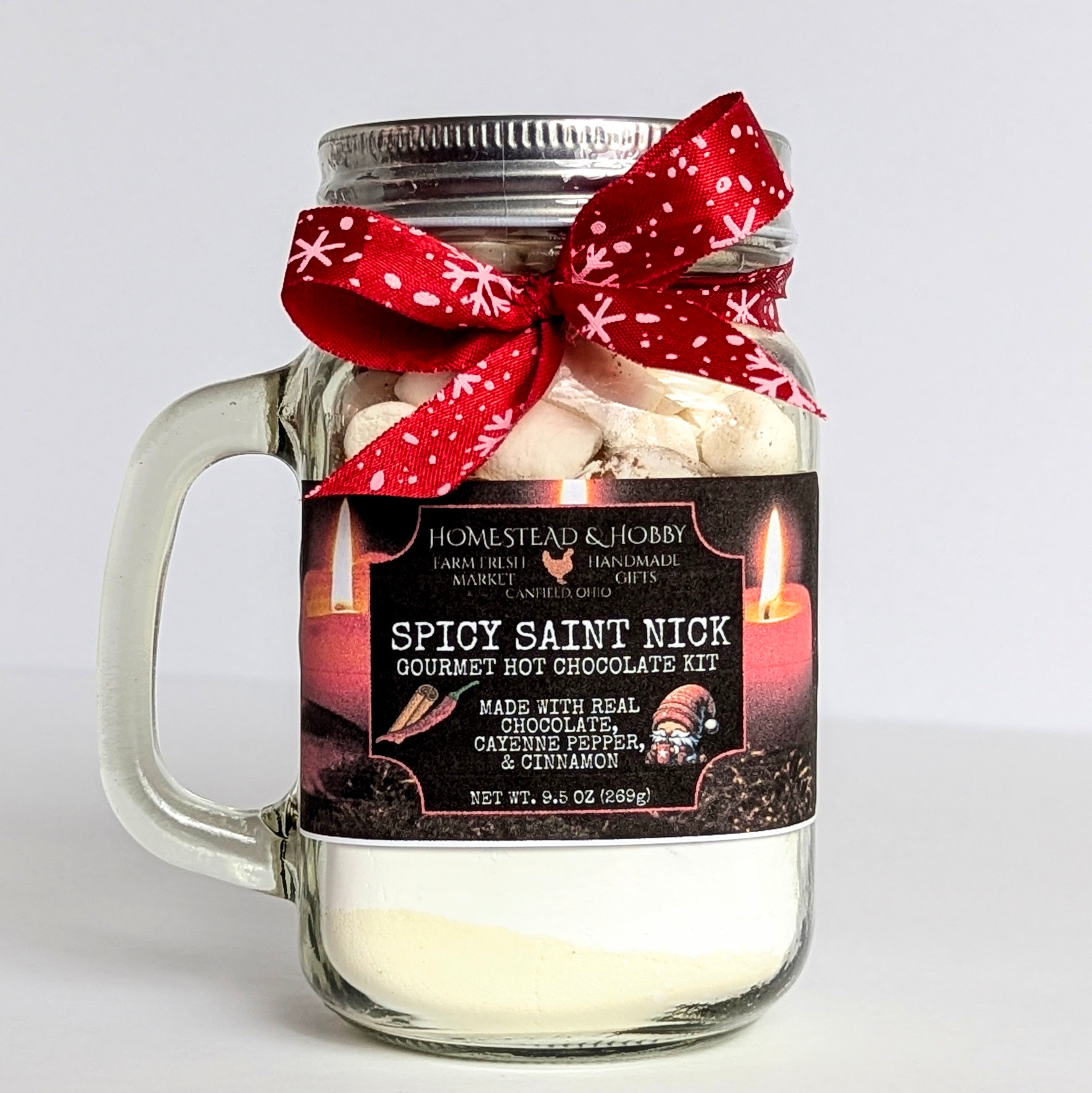 Gourmet Hot Chocolate Kit - Spicy Saint Nick